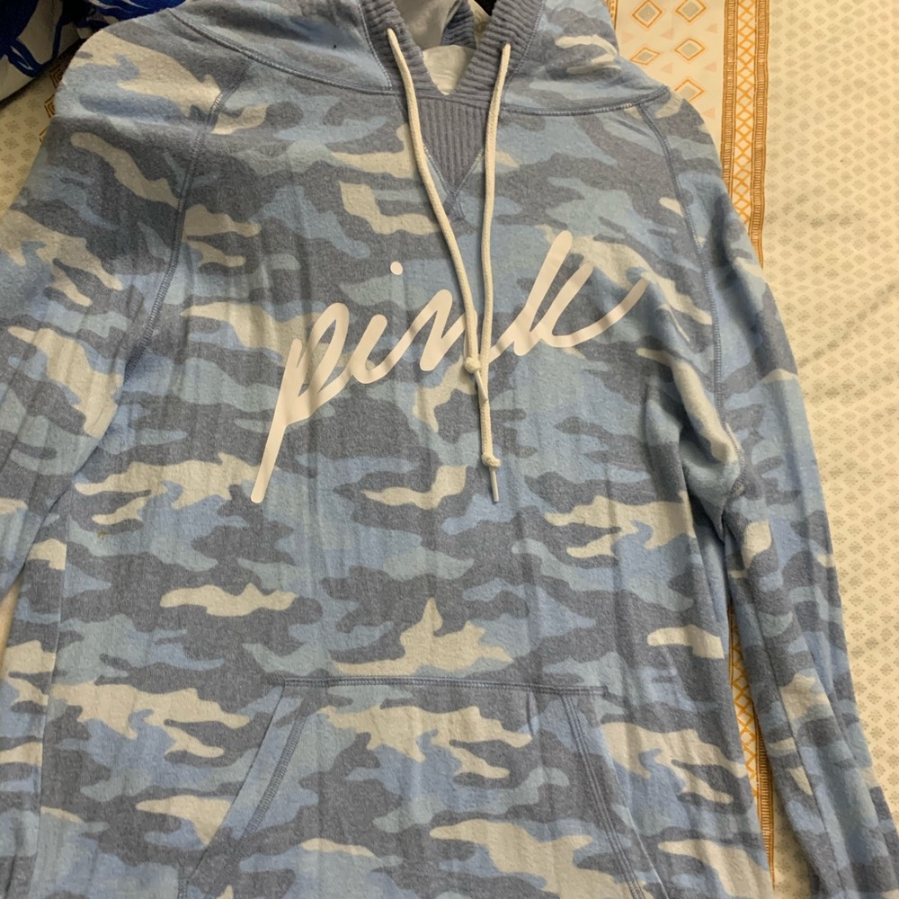 PINK VICTORIA’S SECRET COZY TUNIC HOODIE